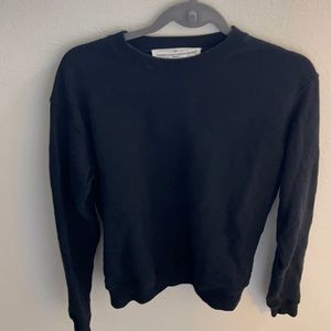 Golden Goose Deluxe brand black sweatshirt